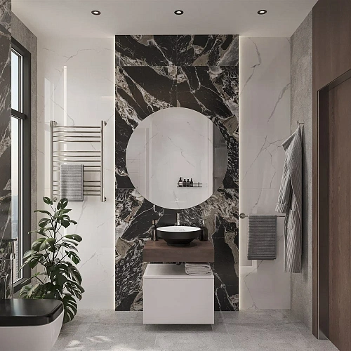 Комплект мебели STWORKI Ольборг 60 столешница дуб карпентер, без отверстий, с тумбой 60, с раковиной 536665 Комплект мебели STWORKI Ольборг 60 столешница дуб карпентер, без отверстий, с тумбой 60, с раковиной 536665