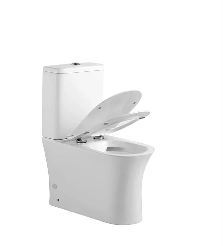 Унитаз напольный Agger AT01000 безободковый, сиденье с микролифтом Унитаз напольный Agger AT01000 безободковый, сиденье с микролифтом