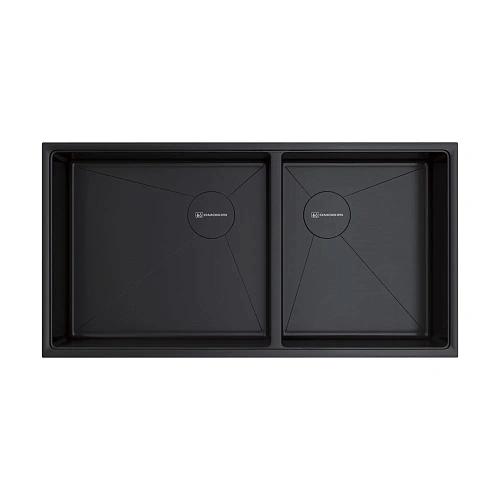 Кухонная мойка Omoikiri Taki 85-2-LB-U/IF-GB Side нержавеющая сталь/графит 4997039 Кухонная мойка Omoikiri Taki 85-2-LB-U/IF-GB Side нержавеющая сталь/графит 4997039