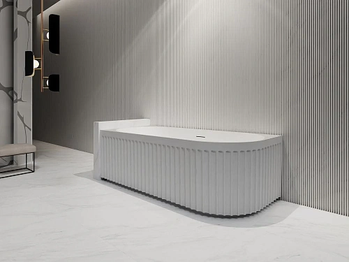 Акриловая ванна ABBER AB9412-1.7 L 170x80 левосторонняя, белая Акриловая ванна ABBER AB9412-1.7 L 170x80 левосторонняя, белая