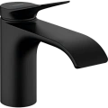 Кран Hansgrohe Vivenis 80, без сливного гарнитура 75013670, матовый черный Кран Hansgrohe Vivenis 80, без сливного гарнитура 75013670, матовый черный