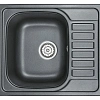 Кухонная мойка Granula 5801, ШВАРЦ (чёрный металлик), кварц 575х495 Кухонная мойка Granula 5801, ШВАРЦ (чёрный металлик), кварц 575х495