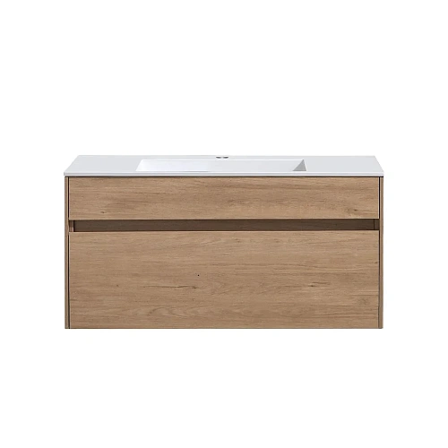 Тумба под раковину Vincea Chiara 1000 подвесная, 1 выкатной ящик soft-close, N.Oak VMC-2C100NO Тумба под раковину Vincea Chiara 1000 подвесная, 1 выкатной ящик soft-close, N.Oak VMC-2C100NO