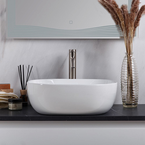 Раковина BelBagno BB1301 425x425 белый Раковина BelBagno BB1301 425x425 белый