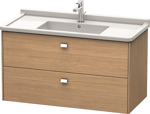 Тумба под раковину Duravit Brioso BR414301052 подвесная 102 см Европейский дуб Тумба под раковину Duravit Brioso BR414301052 подвесная 102 см Европейский дуб