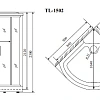 Душевая кабина Timo Lux TL-1502 90x90x230, турецкая баня хамам Душевая кабина Timo Lux TL-1502 90x90x230, турецкая баня хамам