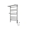 Полотенцесушитель электрический Aquatek Альфа П10 500х900 мм, с полкой AQ EL RRP1090CH Полотенцесушитель электрический Aquatek Альфа П10 500х900 мм, с полкой AQ EL RRP1090CH