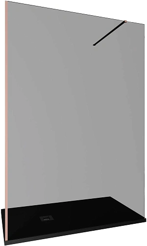 Душевая перегородка Allen Brau Infinity 1 140 3.21030.60.T медь брашированная Душевая перегородка Allen Brau Infinity 1 140 3.21030.60.T медь брашированная