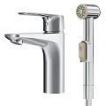 Смеситель для раковины AM.PM Gem F90A03000 с гигиеническим душем, хром Смеситель для раковины AM.PM Gem F90A03000 с гигиеническим душем, хром