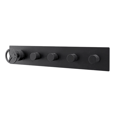 Смеситель для душа Remer Chrono CH98D4WBCFP, черный брашированный хром Смеситель для душа Remer Chrono CH98D4WBCFP, черный брашированный хром