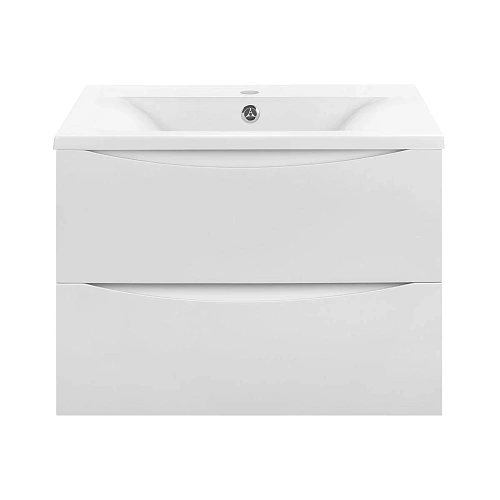 Тумба под раковину Vincea Mia 600 VMC-2MA600GW подвесная, 2 выкатных ящика soft close, G.White Тумба под раковину Vincea Mia 600 VMC-2MA600GW подвесная, 2 выкатных ящика soft close, G.White