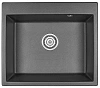 Кухонная мойка Granula 6001, ЧЁРНЫЙ, кварц 600х520