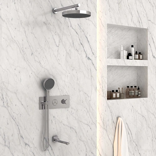 Душевая система Vincea VSFW-432TI2CH встраиваемый, хром Душевая система Vincea VSFW-432TI2CH встраиваемый, хром