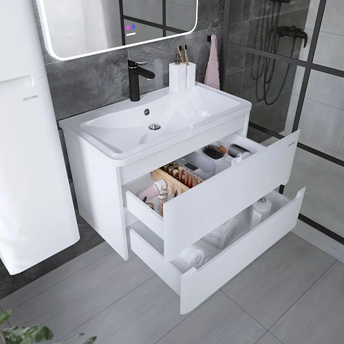 Тумба под раковину GROSSMAN АДЕЛЬ-НОРМА-80 см белая (ум. Aдель-80) подвесная 108022 Тумба под раковину GROSSMAN АДЕЛЬ-НОРМА-80 см белая (ум. Aдель-80) подвесная 108022