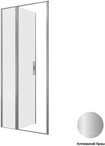 Душевая дверь Allen Brau Priority 90 3.31026.BA серебро браш Душевая дверь Allen Brau Priority 90 3.31026.BA серебро браш