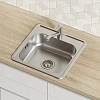 Кухонная мойка IDDIS Strit S (STR48S0i77S), нержавеющая сталь, шелк, 485x485 Кухонная мойка IDDIS Strit S (STR48S0i77S), нержавеющая сталь, шелк, 485x485