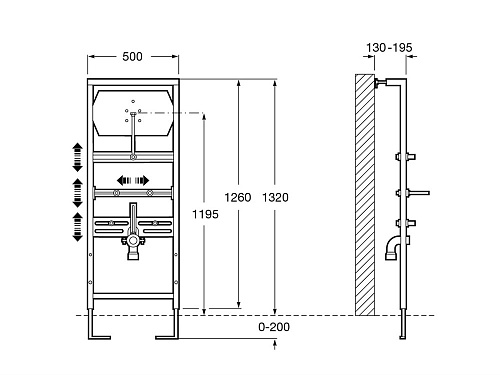 Инсталляция для писсуара Roca Duplo Urinario 890094000 Инсталляция для писсуара Roca Duplo Urinario 890094000
