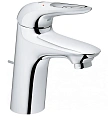Смеситель для раковины GROHE Eurostyle new с донным клапаном, хром (33558003) Смеситель для раковины GROHE Eurostyle new с донным клапаном, хром (33558003)