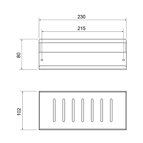 Полка Timo Luiro 18579/00 хром Полка Timo Luiro 18579/00 хром
