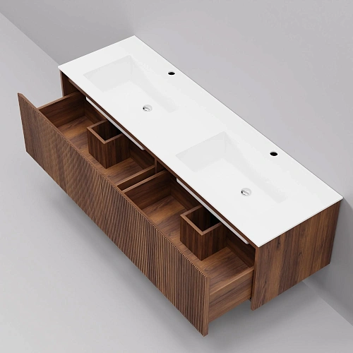 Тумба с раковиной ArtDecco Camilla 150 ACM15W22D100 черный орех Тумба с раковиной ArtDecco Camilla 150 ACM15W22D100 черный орех