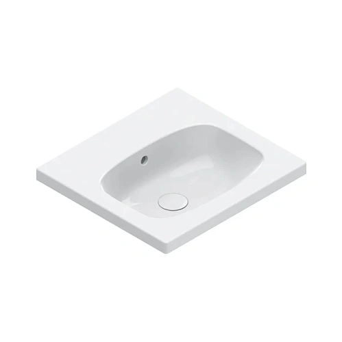 Раковина Catalano Alvea 0620500001 50x46 подвесная/мебельная, белый глянцевый. Раковина Catalano Alvea 0620500001 50x46 подвесная/мебельная, белый глянцевый.