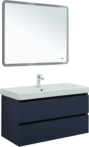 Тумба под раковину Aquanet Вега 2.0 100 маренго 00337945 подвесная Тумба под раковину Aquanet Вега 2.0 100 маренго 00337945 подвесная