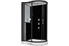 Картинка анонса товара «душевая кабина grossman gr-243 l/r, 120 x 90 см, асимметричная, профиль - черный, стекло - прозрачно gr243l»