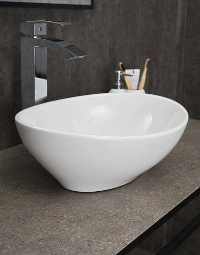 Раковина Gid N9138 51178 накладная белая 41x34x15 Раковина Gid N9138 51178 накладная белая 41x34x15