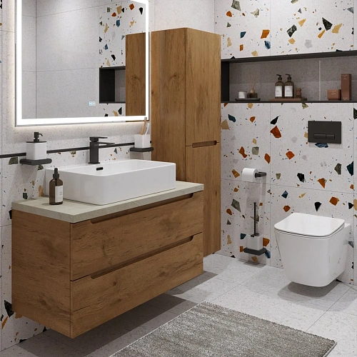 Тумба со столешницей и раковиной BelBagno ETNA 80 etna80rn-kepmco-1338-set подвесная ETNA80RN-KEPMCO-1338-SET Тумба со столешницей и раковиной BelBagno ETNA 80 etna80rn-kepmco-1338-set подвесная ETNA80RN-KEPMCO-1338-SET