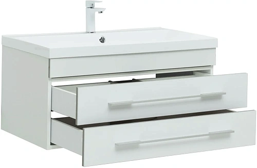 Тумба под раковину Aquanet Верона 90 New белый матовый 00272424 Тумба под раковину Aquanet Верона 90 New белый матовый 00272424