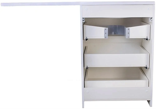 Тумба под раковину Style Line Даллас 120 (3 ящ.) Люкс белая, PLUS СС-00002272 Тумба под раковину Style Line Даллас 120 (3 ящ.) Люкс белая, PLUS СС-00002272