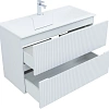 Тумба под раковину Aquanet Джейн 100 белый матовый 00313288 напольная/подвесная Тумба под раковину Aquanet Джейн 100 белый матовый 00313288 напольная/подвесная