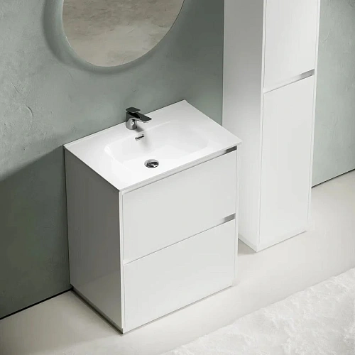 Тумба под раковину Sancos Libra Floor LB70FW напольная, 690х450х840 белый глянец Тумба под раковину Sancos Libra Floor LB70FW напольная, 690х450х840 белый глянец