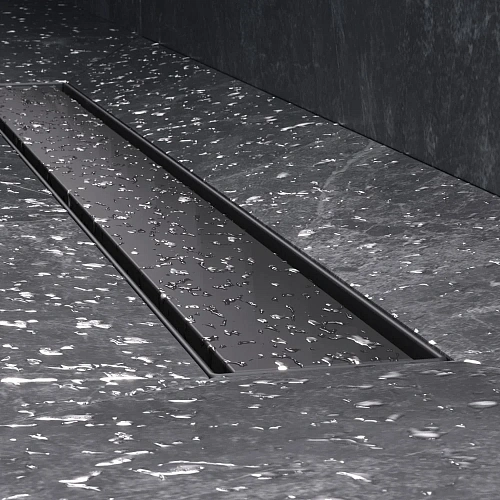 Душевой лоток AM.PM Master Flow W01SC-U11-070-04BM Tile 70см, черный матовый Душевой лоток AM.PM Master Flow W01SC-U11-070-04BM Tile 70см, черный матовый