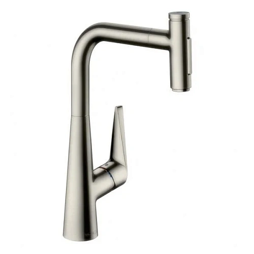 Смеситель для кухни Hansgrohe 300, с вытяжным душем, 2jet, sBox 73867800, под сталь Смеситель для кухни Hansgrohe 300, с вытяжным душем, 2jet, sBox 73867800, под сталь