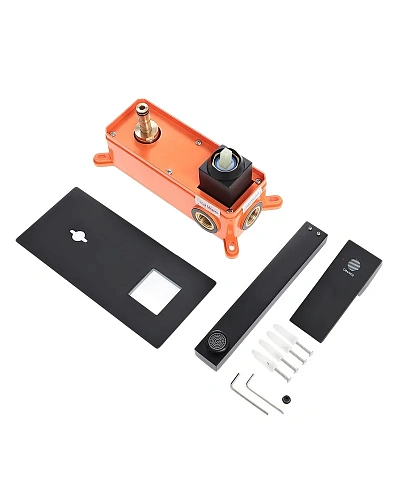 Смеситель для раковины Orange Lutz M04-722b скрытого монтажа с внутренней частью Смеситель для раковины Orange Lutz M04-722b скрытого монтажа с внутренней частью