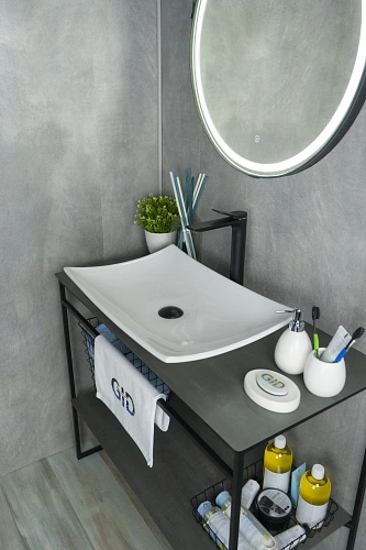 Раковина Gid N9177 51170 накладная белая 60x39x11.5 Раковина Gid N9177 51170 накладная белая 60x39x11.5