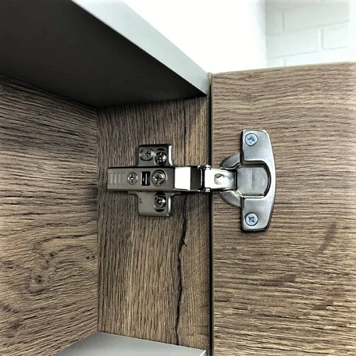 Зеркальный шкаф Comforty Никосия 60 00-00008850 дуб темный Зеркальный шкаф Comforty Никосия 60 00-00008850 дуб темный