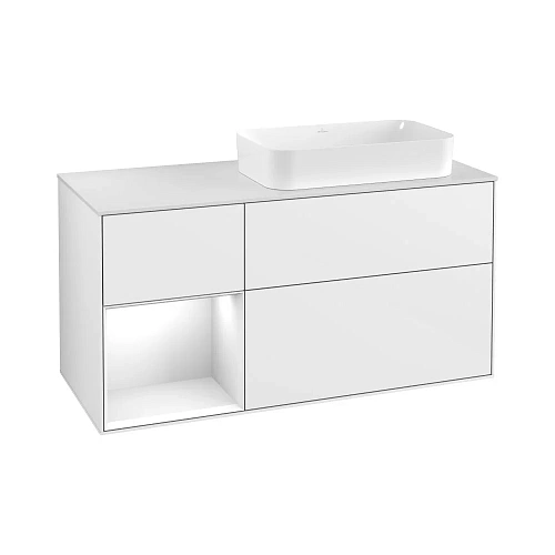 Тумба под раковину Villeroy & Boch Finion 120 см, с подсветкой F271GFGF Тумба под раковину Villeroy & Boch Finion 120 см, с подсветкой F271GFGF