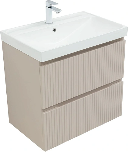 Тумба под раковину Aquanet Джейн Flat 70 00343976 бежевый Тумба под раковину Aquanet Джейн Flat 70 00343976 бежевый