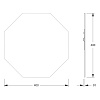Зеркало Evoform Primary BY 0072 40х40 см со шлифованной кромкой Зеркало Evoform Primary BY 0072 40х40 см со шлифованной кромкой
