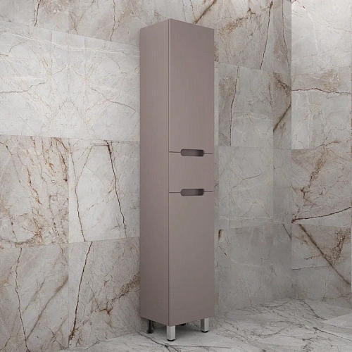 Шкаф-пенал Style Line Матис 36 см ЛС-00002391 напольный, тауп темный Шкаф-пенал Style Line Матис 36 см ЛС-00002391 напольный, тауп темный