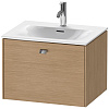 Картинка анонса товара «тумба под раковину duravit brioso br421001052 подвесная 62 см европейский дуб»