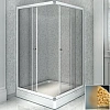 Душевой уголок Radomir Дрим 100х110 1-09-1-0-0-1231 прямоугольный, стекла матовые, профиль белый Душевой уголок Radomir Дрим 100х110 1-09-1-0-0-1231 прямоугольный, стекла матовые, профиль белый