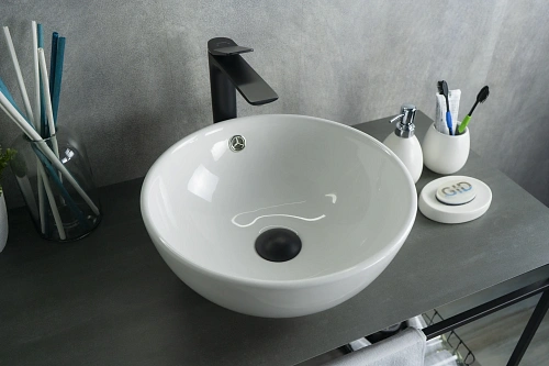 Раковина Gid N9002 51102 накладная белая 38.5x38.5x15 Раковина Gid N9002 51102 накладная белая 38.5x38.5x15