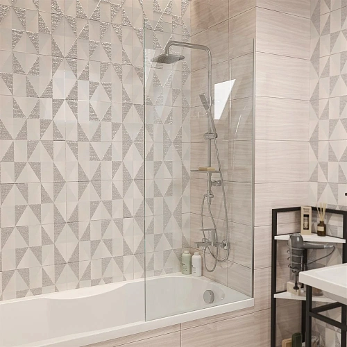 Шторка на ванну DIWO Ростов 4GW009 неподвижная, 70x150 507473 Шторка на ванну DIWO Ростов 4GW009 неподвижная, 70x150 507473