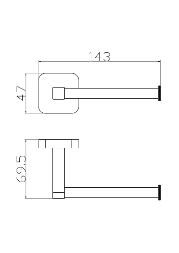 Держатель туалетной бумаги Wonzon & Woghand хром (WW-6616) Держатель туалетной бумаги Wonzon & Woghand хром (WW-6616)