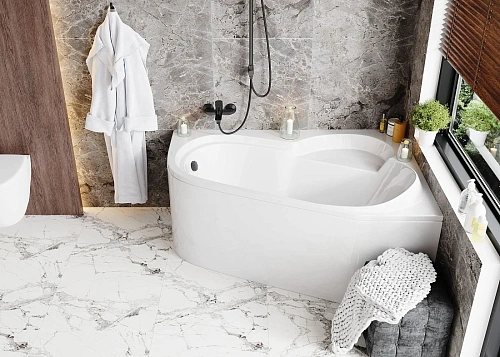 Акриловая ванна VAGNERPLAST SELENA 147x100 Left VPBA141SEL3LE-04 Акриловая ванна VAGNERPLAST SELENA 147x100 Left VPBA141SEL3LE-04