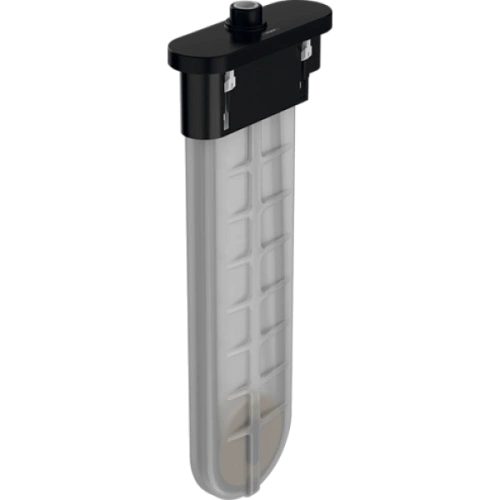 Внешняя часть Hansgrohe sBox с овальной розеткой, матовый чёрный 28020670 Внешняя часть Hansgrohe sBox с овальной розеткой, матовый чёрный 28020670