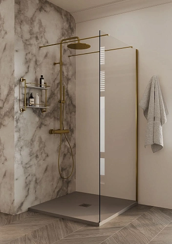 Душевая перегородка Allen Brau Infinity 2 100 3.21041.60 медь брашированная Душевая перегородка Allen Brau Infinity 2 100 3.21041.60 медь брашированная